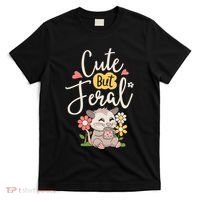 Cute But Feral Opossum Funny Possum Lovers Rodent T-Shirt thumb 0