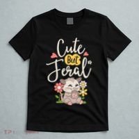 Cute But Feral Opossum Funny Possum Lovers Rodent T-Shirt thumb 5