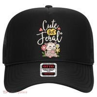 Cute But Feral Opossum Funny Possum Lovers Rodent Hat thumb 0
