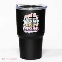Chosen Blessed Forgiven Redeemed Christian Cross Jesus Cute Tumbler thumb 0