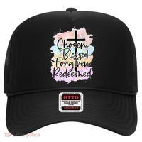Chosen Blessed Forgiven Redeemed Christian Cross Jesus Cute Hat thumb 0