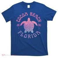 Cocoa Beach Florida Sea Turtle Summer Vacation Vintage Gift T-Shirt thumb 0