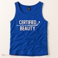 Certified Beauty Funny Ice Hockey Slang Wheel Snipe Celly Gift Tank Top thumb 2