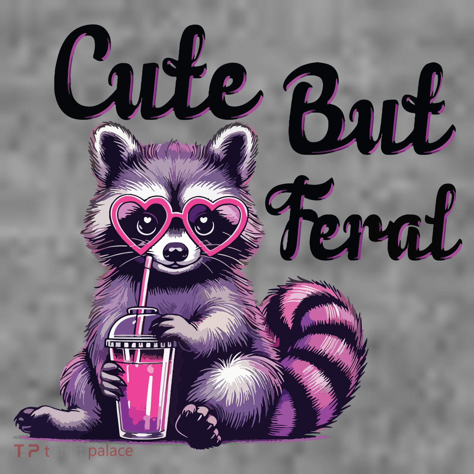 Cute But Feral Raccoon Funny Meme Toddler Hoodie