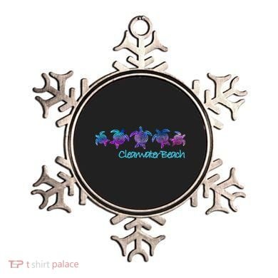 Clearwater Beach Fl Beach Design / Tribal Turtle Gift Meaningful Gift Ornament
