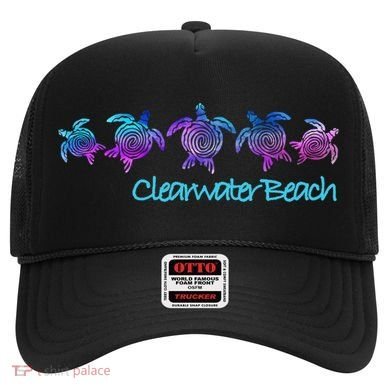 Clearwater Beach Fl Beach Design / Tribal Turtle Gift Meaningful Gift Hat
