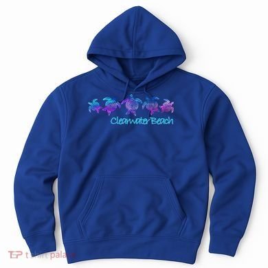 Clearwater Beach Fl Beach Design / Tribal Turtle Gift Meaningful Gift Hoodie