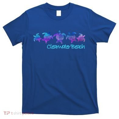 Clearwater Beach Fl Beach Design / Tribal Turtle Gift Meaningful Gift T-Shirt