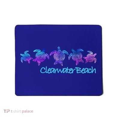 Clearwater Beach Fl Beach Design / Tribal Turtle Gift Meaningful Gift Mousepad
