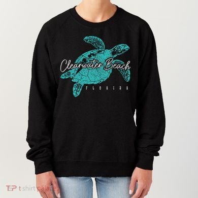 Clearwater Beach Florida FL Sea Turtle Scuba Diving Diver Women's Sweatshirt