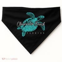 Clearwater Beach Florida FL Sea Turtle Scuba Diving Diver USA-Made Doggie Bandana thumb 0