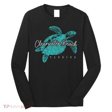 Clearwater Beach Florida FL Sea Turtle Scuba Diving Diver Long Sleeve Shirt