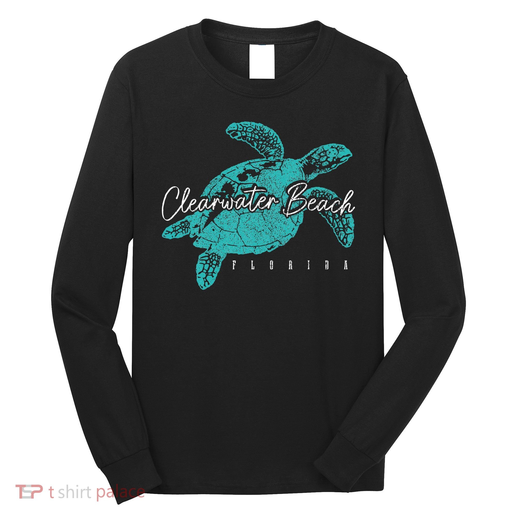 Clearwater Beach Florida FL Sea Turtle Scuba Diving Diver Long Sleeve Shirt