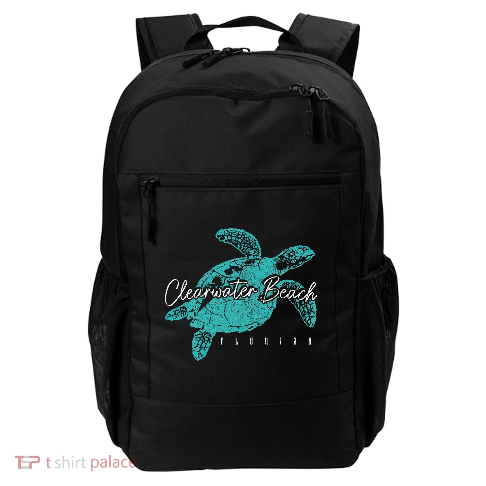 Clearwater Beach Florida FL Sea Turtle Scuba Diving Diver Backpack