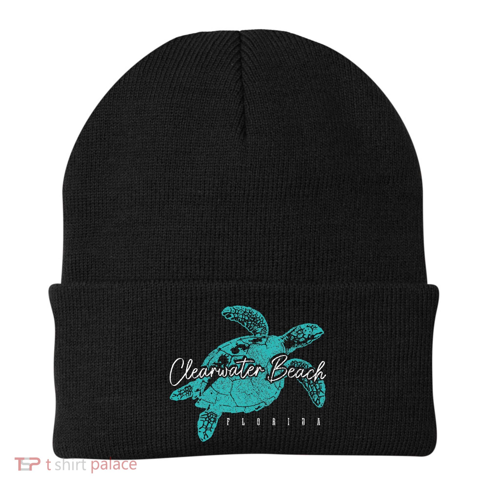 Clearwater Beach Florida FL Sea Turtle Scuba Diving Diver Beanie