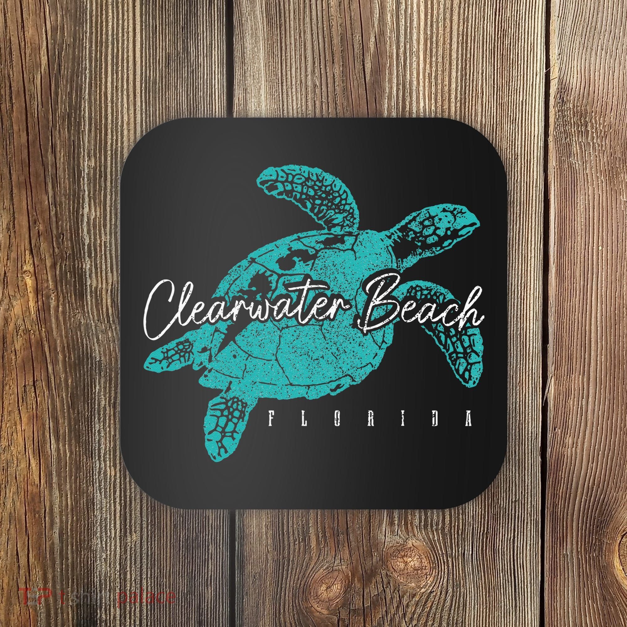 Clearwater Beach Florida FL Sea Turtle Scuba Diving Diver Coaster