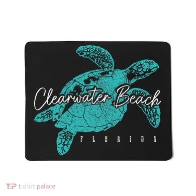 Clearwater Beach Florida FL Sea Turtle Scuba Diving Diver Mousepad