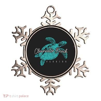 Clearwater Beach Florida FL Sea Turtle Scuba Diving Diver Ornament