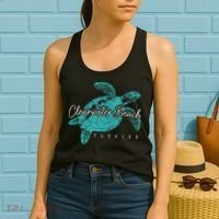 Clearwater Beach Florida FL Sea Turtle Scuba Diving Diver Women's Tank Top thumb 2