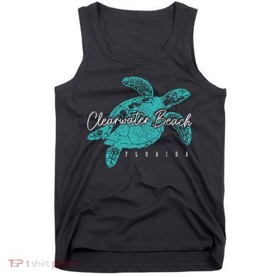 Clearwater Beach Florida FL Sea Turtle Scuba Diving Diver Tank Top