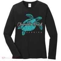 Clearwater Beach Florida FL Sea Turtle Scuba Diving Diver Women's Long Sleeve Shirt thumb 0