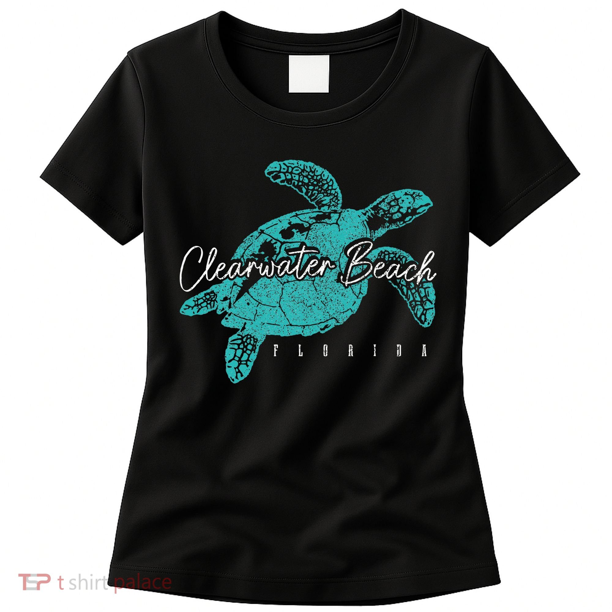Clearwater Beach Florida FL Sea Turtle Scuba Diving Diver Women's T-Shirt