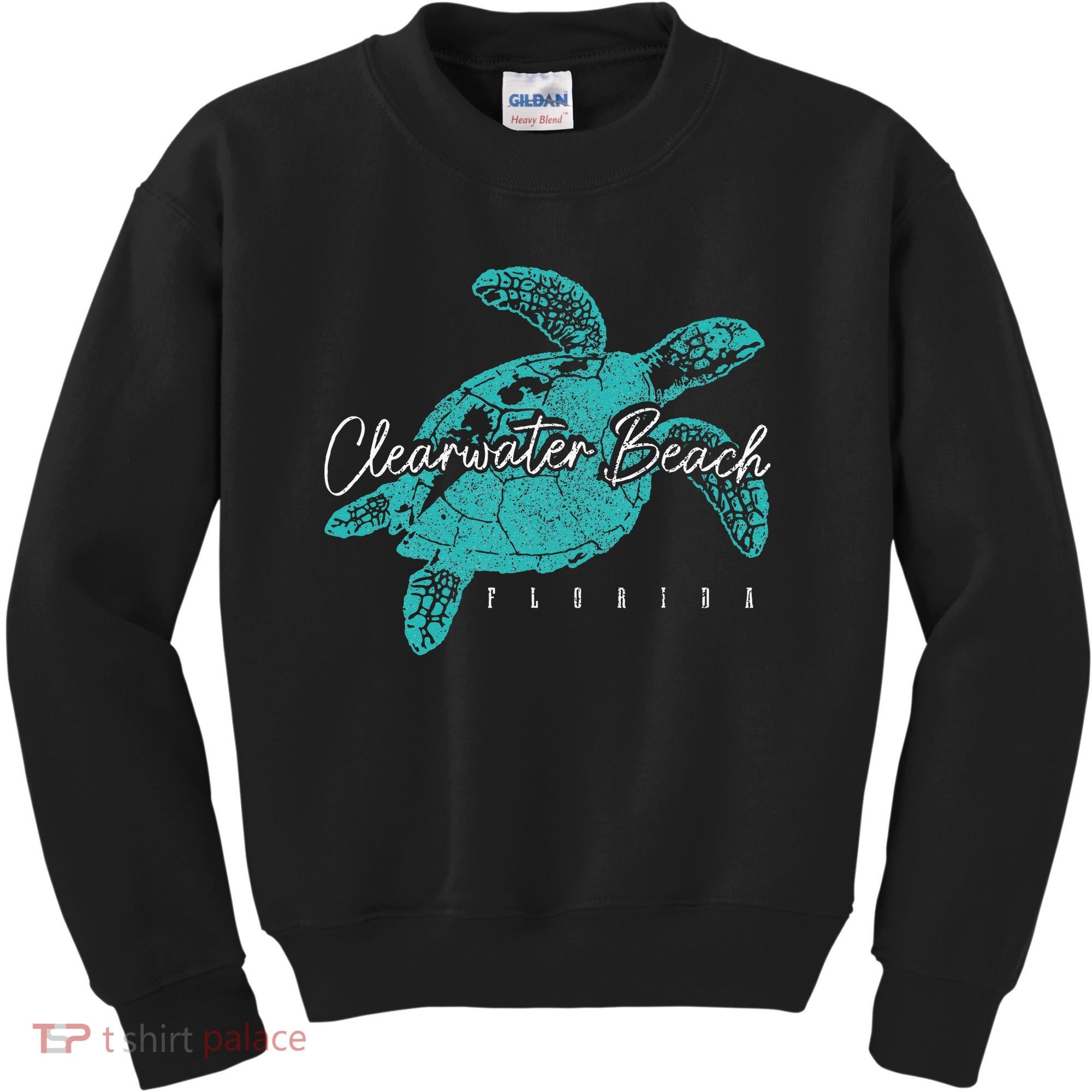 Clearwater Beach Florida FL Sea Turtle Scuba Diving Diver Kids Sweatshirt