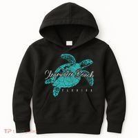 Clearwater Beach Florida FL Sea Turtle Scuba Diving Diver Kids Hoodie thumb 0