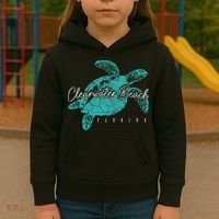 Clearwater Beach Florida FL Sea Turtle Scuba Diving Diver Kids Hoodie thumb 3