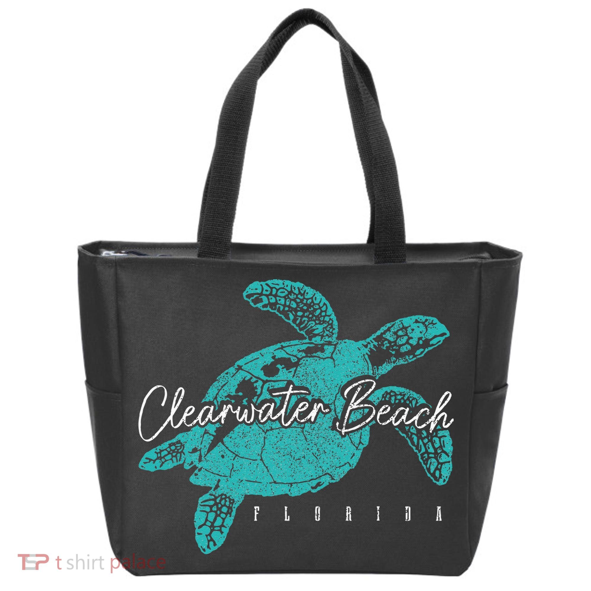 Clearwater Beach Florida FL Sea Turtle Scuba Diving Diver Tote Bag
