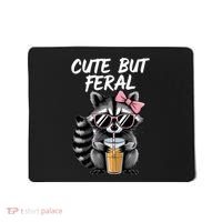 Cute But Feral Raccoon Mousepad thumb 0