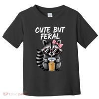 Cute But Feral Raccoon Toddler T-Shirt thumb 0