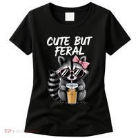 Cute But Feral Raccoon Women's T-Shirt thumb 0