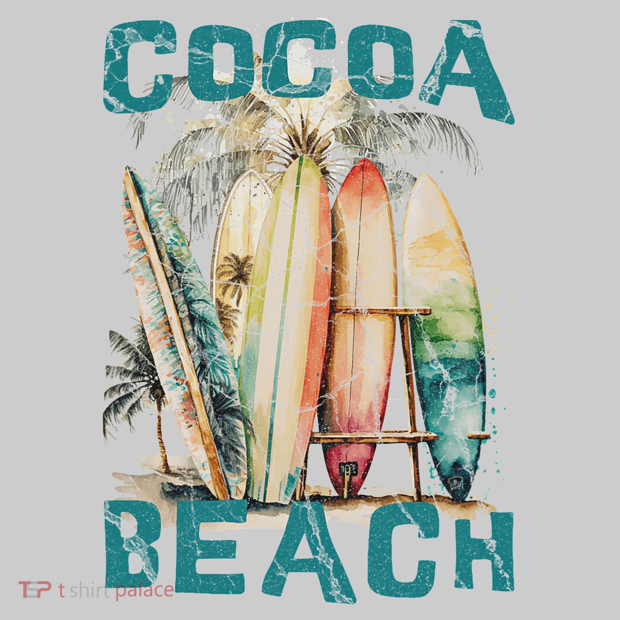 Cocoa Beach Florida Performance Fleece Hoodie