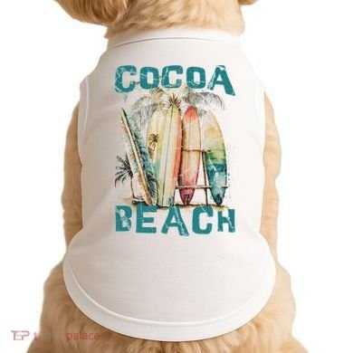 Cocoa Beach Florida Doggie Tank