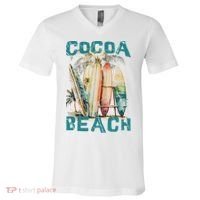 Cocoa Beach Florida V-Neck T-Shirt thumb 0
