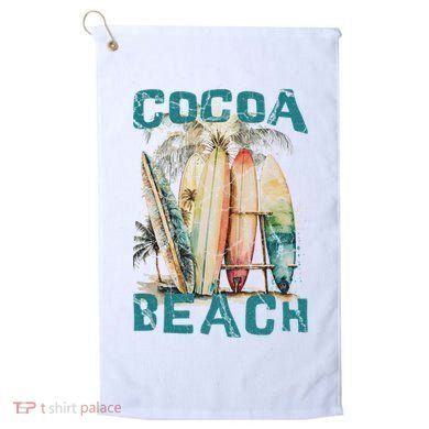 Cocoa Beach Florida Golf Towel