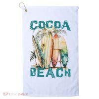 Cocoa Beach Florida Golf Towel thumb 0