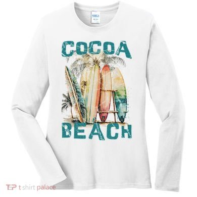 Cocoa Beach Florida Women's Long Sleeve Shirt