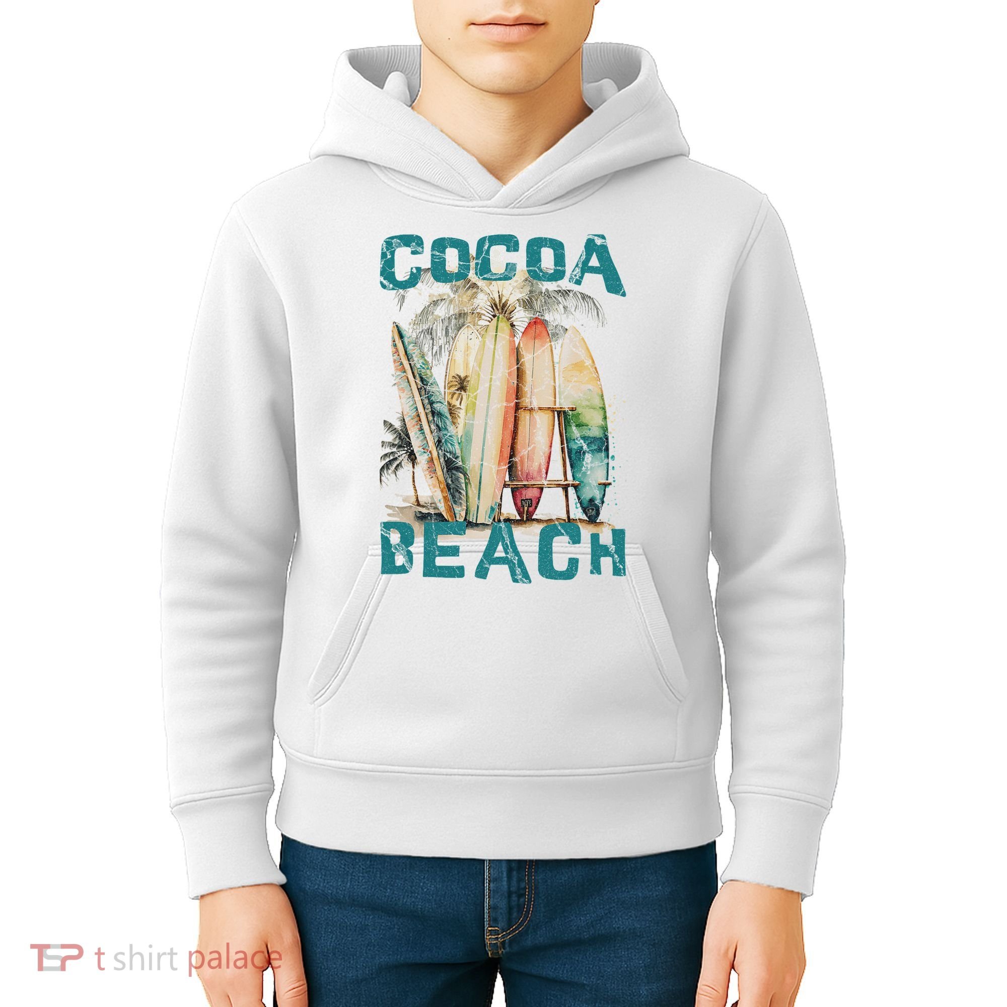 Cocoa Beach Florida Kids Hoodie