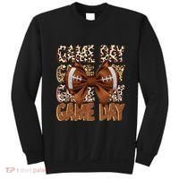 Coquette Bow Football Season Game Day Gift Sweatshirt thumb 0