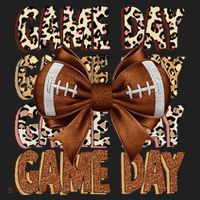Coquette Bow Football Season Game Day Gift Tumbler thumb 3