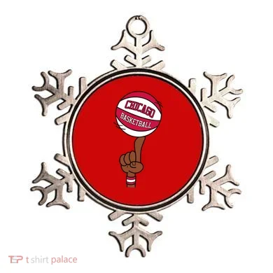 Chicago Basketball Finger Spin Ornament