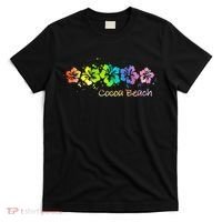 Cocoa Beach, Florida Watercolor Beach & Surf T-Shirt thumb 0