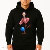 Cool Bowling Flamingo Hoodie thumb 2