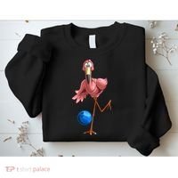 Cool Bowling Flamingo Sweatshirt thumb 2