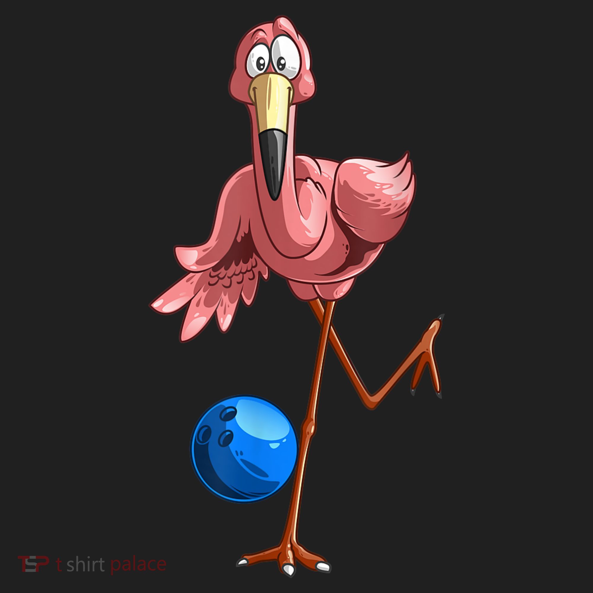 Cool Bowling Flamingo Beanie