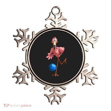 Cool Bowling Flamingo Ornament