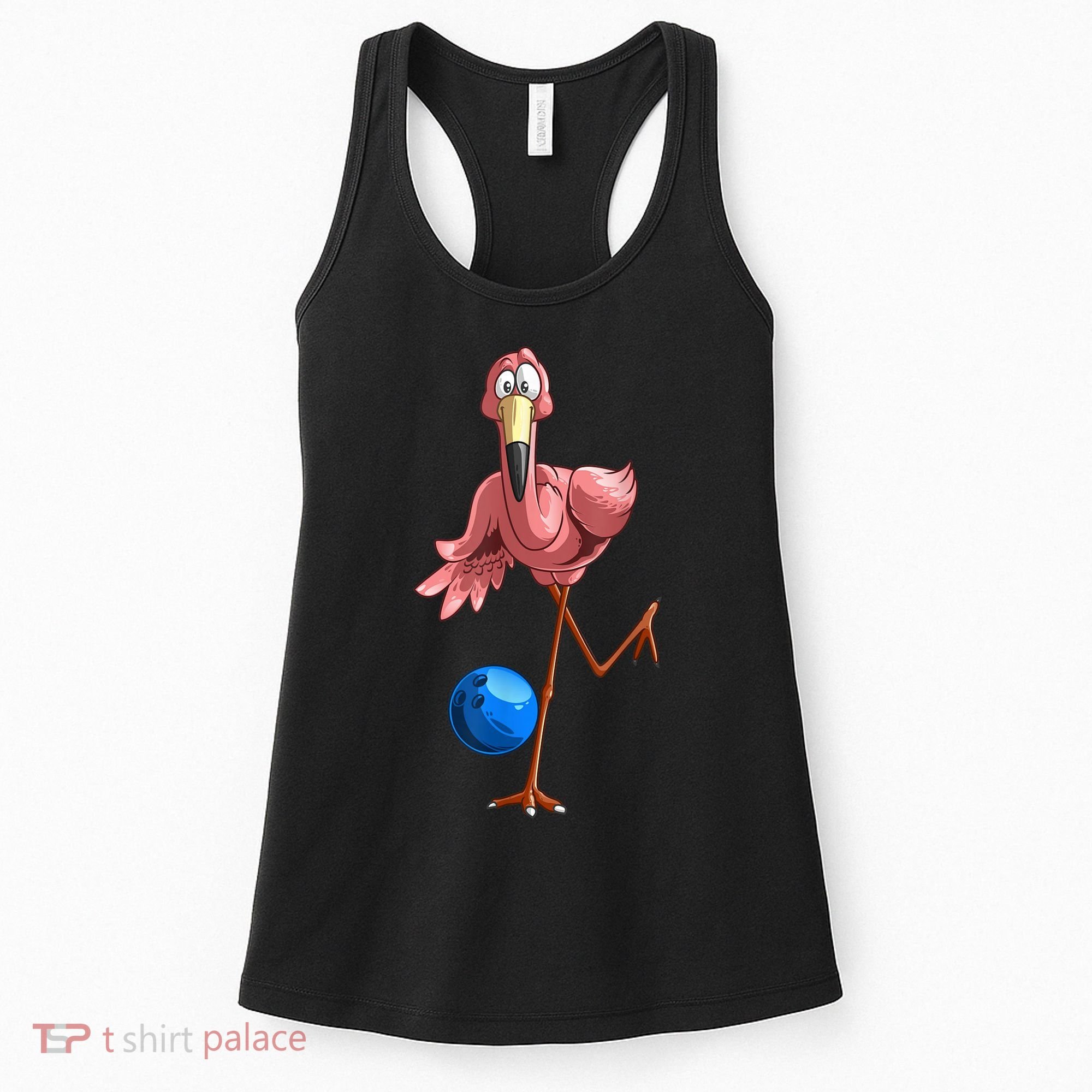 Cool Bowling Flamingo Women's Tank Top