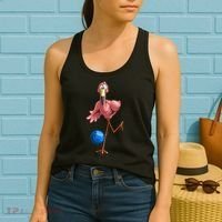 Cool Bowling Flamingo Women's Tank Top thumb 2